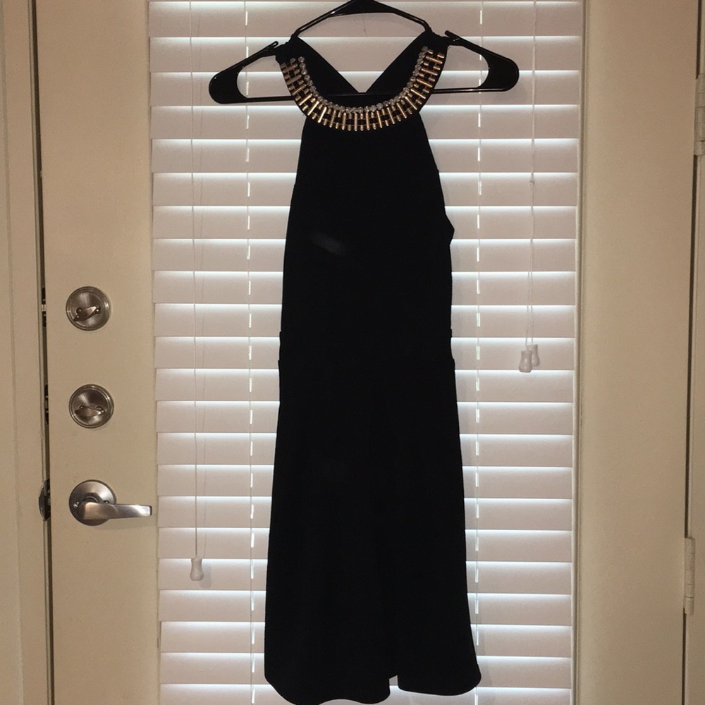 Francesca’s Black Alya Cocktail Dress